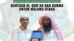 Hasby Yusuf Sambut Bantuan Al-Qur’an & Kurma dari Syeikh Ahmad Bin Essa Al-Hazimi untuk Maluku Utara