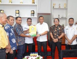 Kunjungan Kerja Rektor Unkhair Ternate Abdullah Jabid Berserta Jajaran di Terima Langsung Oleh Walikota Tikep Muhammad Sinen Bersama Wakil Walikota Ahmad Laiman