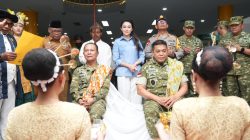 Foto: suasana penjemputan satgas PKH