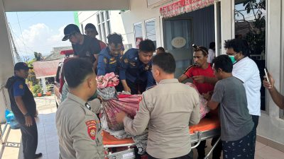 Foto: Suasana korban dilarikan ke RSUD Chasan Boesorie Ternate