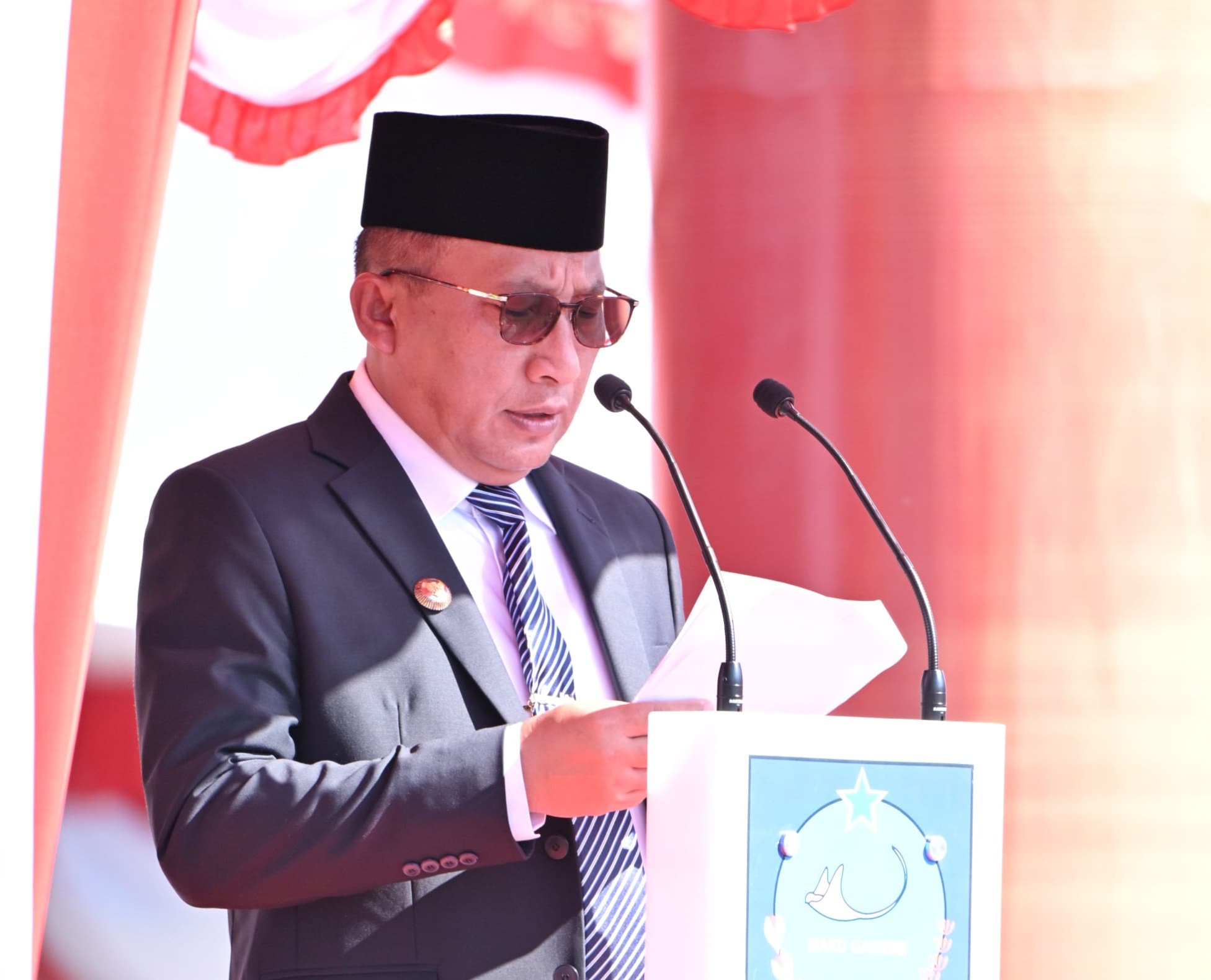 Foto: Sambutan Walikota Ternate M. Tauhid Soleman