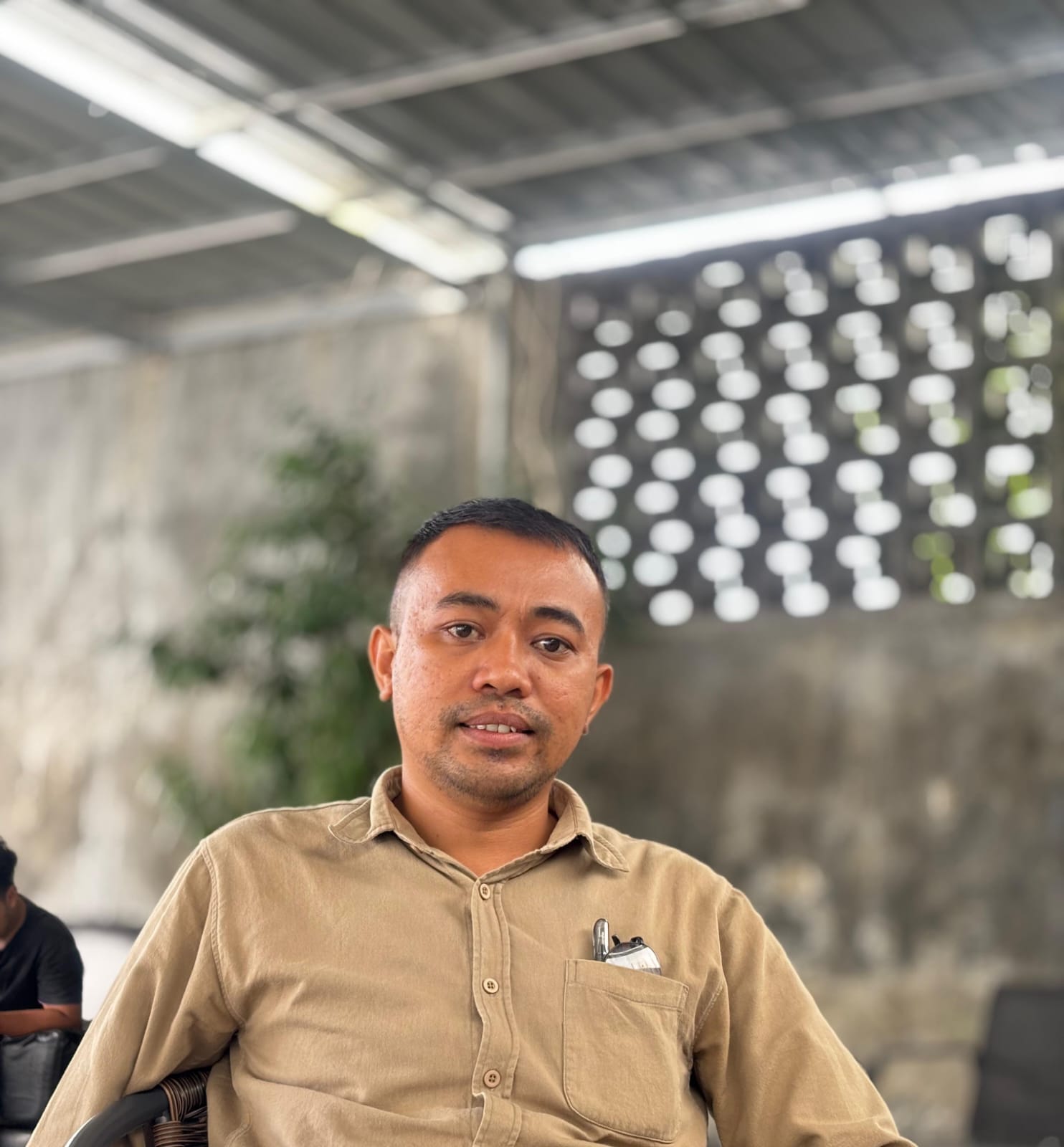 Foto: Juru bicara Tim Hukum Nurjaya, Mubarak Abdurrahman,