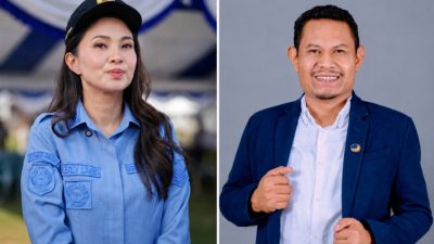 Foto: Sherly Tjoanda Gubernur Malut dan Munadi Kilkoda Wakil Ketua DPRD Halmahera Tengah