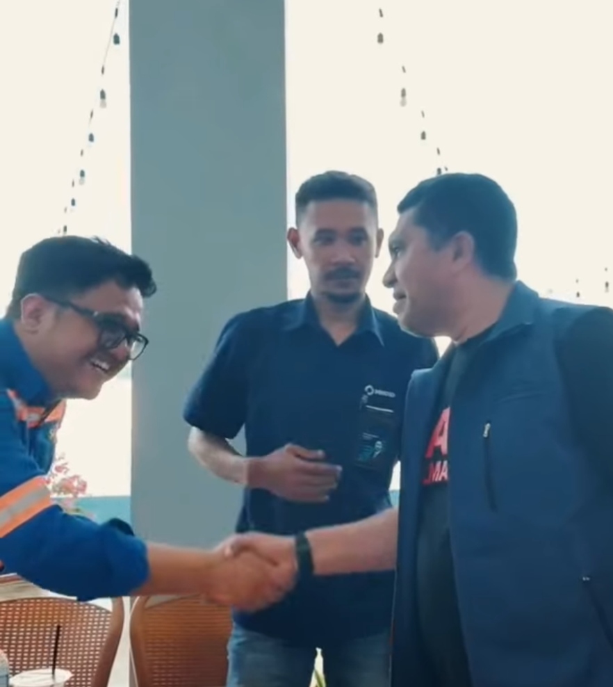 Foto: Hasby Yusuf anggota DPD RI dan petinggi Antam