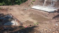 Foto: Progres pekerjaan jembatan Ake Busale jalan Saketa-Dehepodo