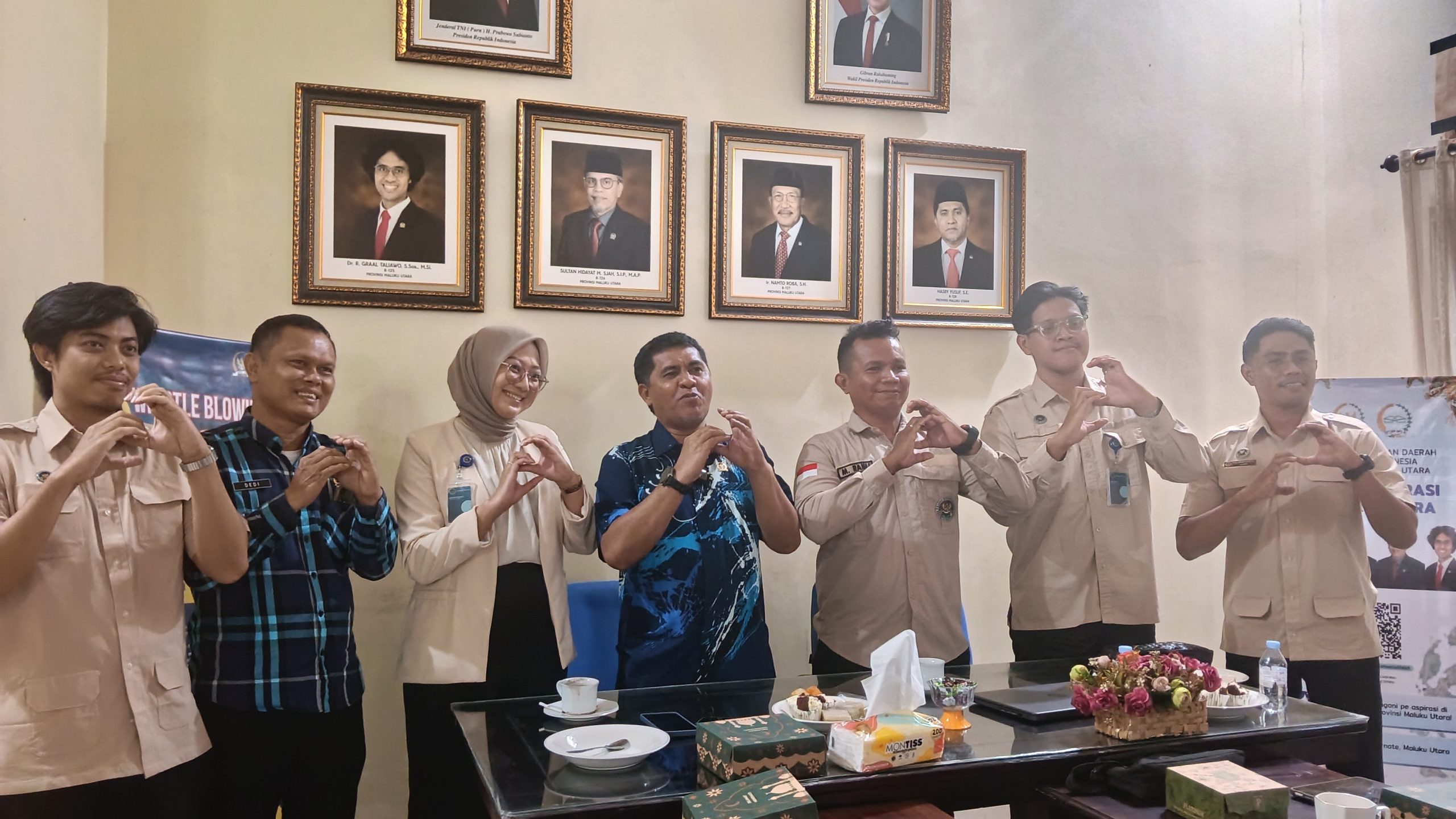 Foto bersama dengan anggota DPD RI Hasby Yusuf